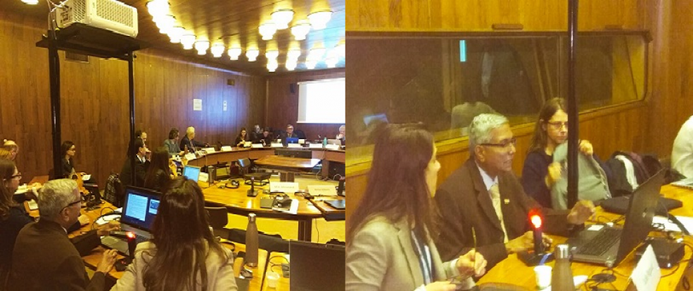 Dr.M.A.Atmanand,Director,NIOT & Chair IOCINDIO-IOC, UNESCO, presenting recommendations of the Regional Planning Workshop for the Indian Ocean countries towards UN Decade of Ocean Science held at NIOT at EPG meeting of UN Decade of the IOC,UNESCO at Paris on 16-Jan-2020